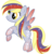 Size: 1900x1968 | Tagged: safe, artist:cloudy glow, derpy hooves, pegasus, pony, g4, female, flying, mare, rainbow power, rainbow power-ified, simple background, smiling, solo, spread wings, transparent background, vector, xk-class end-of-the-world scenario