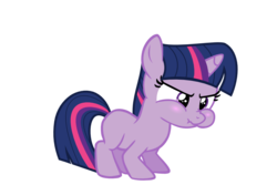 Size: 900x600 | Tagged: safe, artist:s.guri, twilight sparkle, for whom the sweetie belle toils, g4, blushing, cute, female, filly, frown, puffy cheeks, scrunchy face, simple background, solo, transparent background, twiabetes, vector, younger