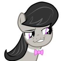Size: 2988x2500 | Tagged: safe, artist:starcrystal272, octavia melody, g4, female, high res, simple background, smirk, smugdash, solo, transparent background, vector