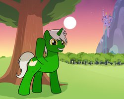 Size: 999x799 | Tagged: safe, artist:drawponies, oc, oc only, canterlot castle, collaboration, solo