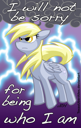 Size: 460x720 | Tagged: safe, artist:texasuberalles, derpy hooves, pegasus, pony, g4, cloud, cloudy, female, lightning, solo