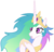 Size: 6000x5800 | Tagged: safe, artist:magister39, princess celestia, alicorn, pony, g4, absurd resolution, female, frown, insanity, mare, messy mane, open mouth, simple background, snaplestia, solo, transparent background, vector, wide eyes