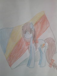 Size: 1536x2048 | Tagged: safe, artist:naito13, pony, nation ponies, ponified, seychelles, solo, traditional art