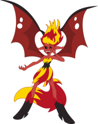 Size: 4172x5277 | Tagged: safe, artist:luckysmores, sunset shimmer, equestria girls, g4, my little pony equestria girls, .ai available, absurd resolution, female, simple background, solo, sunset satan, transparent background, vector