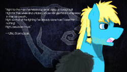 Size: 3239x1851 | Tagged: safe, artist:nervicjusz, pony, ponified, skyrim, solo, the elder scrolls, ulfric stormcloak