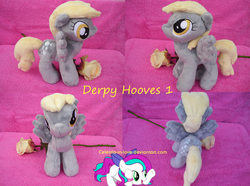 Size: 1024x763 | Tagged: safe, artist:celestia-in-love, derpy hooves, pegasus, pony, g4, female, irl, mare, photo, plushie