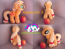 Size: 1024x774 | Tagged: safe, artist:celestia-in-love, applejack, g4, irl, photo, plushie