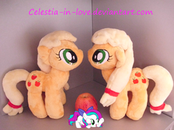 Size: 1024x768 | Tagged: safe, artist:celestia-in-love, applejack, g4, irl, photo, plushie