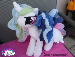 Size: 1024x768 | Tagged: safe, artist:celestia-in-love, princess celestia, princess luna, g4, irl, photo, plushie