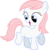 Size: 3789x3874 | Tagged: safe, artist:leapingriver, nurse redheart, earth pony, pony, g4, blank flank, cute, female, filly, filly nurse redheart, heartabetes, high res, looking back, open mouth, raised hoof, raised leg, simple background, smiling, solo, transparent background, vector, younger