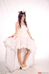 Size: 1024x1536 | Tagged: safe, artist:elora, rarity, human, g4, clothes, cosplay, dress, high heels, irl, irl human, photo, solo