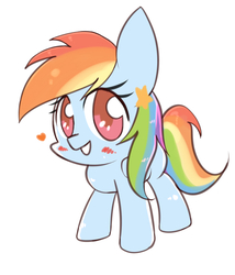 Size: 826x966 | Tagged: safe, artist:joycall6, rainbow dash, g4, cute, dashabetes, female, heart, looking at you, simple background, solo