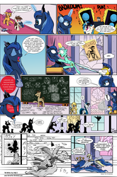 Size: 2025x3075 | Tagged: safe, artist:pony-berserker, derpy hooves, dj pon-3, doctor whooves, kibitz, lyra heartstrings, octavia melody, pipsqueak, princess luna, scootaloo, tiberius, time turner, vinyl scratch, oc, oc:lady snow, kirin, pegasus, pony, comic:the royal flu, g4, antlers, art shift, autograph, blue screen of death, boop, circling stars, comic, crashing, dead, decapitated, drool, ear plugs, exclamation point, facehoof, female, floppy ears, frown, heart eyes, high res, hilarious in hindsight, i can't believe it's not idw, implied death, japanese, magic, mailmare, male, manga, manga style, mare, moonbutt, mooncheeks, mouth hold, muffin, noseboop, onomatopoeia, open mouth, potty time, quill, red screen of death, royal guard, scootaluna, severed head, ship:lunapip, shipping, sick, sleeping, smiling, sound effects, spread wings, straight, telekinesis, tesseract, timecube, tongue out, wall of tags, wide eyes, wingding eyes, zzz