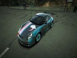 Size: 1024x768 | Tagged: safe, rainbow dash, g4, car, electronic arts, female, need for speed, need for speed world, porsche, porsche 911, porsche 911 gt3 rsr, porsche 997, solo