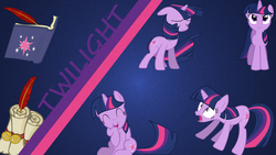 Size: 1920x1080 | Tagged: safe, twilight sparkle, pony, unicorn, g4, female, mare, solo, unicorn twilight, wallpaper