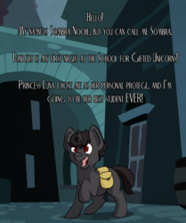 Size: 500x599 | Tagged: safe, king sombra, g4, caption, colt, comic, male, solo, this will end in tears, tumblr, younger