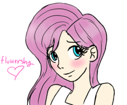 Size: 800x665 | Tagged: safe, artist:darebel-red, fluttershy, human, g4, female, humanized, solo