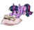 Size: 1024x906 | Tagged: safe, artist:moenkin, twilight sparkle, g4, book, female, pillow, reading, simple background, solo, transparent background