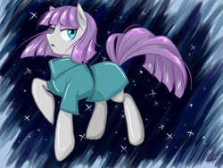 Size: 1600x1200 | Tagged: safe, artist:kyotoxart, maud pie, earth pony, pony, g4, abstract background, clothes, female, solo