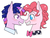 Size: 530x402 | Tagged: safe, artist:re_ghotion, pinkie pie, twilight sparkle, g4, blushing, bowtie, bubble berry, dusk shine, gay, male, rule 63, ship:bubbleshine, ship:twinkie, shipping