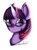 Size: 1480x2015 | Tagged: safe, artist:yukomaussi, twilight sparkle, g4, female, glasses, portrait, solo