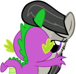 Size: 1224x1196 | Tagged: safe, artist:twilightpoint, edit, octavia melody, spike, g4, kissing, love, ship:spiketavia, shipping