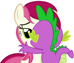 Size: 1422x1216 | Tagged: safe, artist:twilightpoint, edit, hundreds of users filter this tag, roseluck, spike, earth pony, pony, g4, bedroom eyes, crack shipping, female, kissing, love, male, mare, ship:spikeluck, shipping, show accurate, simple background, straight, transparent background, vector