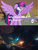 Size: 428x570 | Tagged: safe, twilight sparkle, alicorn, kaiju, pony, g4, exploitable meme, female, hub logo, mare, meme, pacific rim, twilight sparkle (alicorn), who destroyed twilight's home