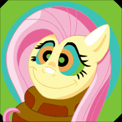 Size: 400x400 | Tagged: safe, artist:kaalover, fluttershy, pegasus, pony, snake, g4, animated, coils, crossover, hypnoshy, hypnosis, imminent vore, jungle book, kaa, peril
