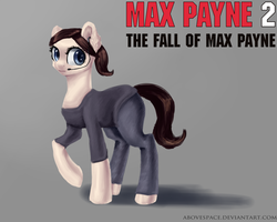 Size: 2000x1600 | Tagged: safe, artist:abovespace, pony, crossover, max payne, max payne 2: the fall of max payne, mona sax, ponified, solo