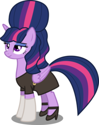 Size: 6809x8601 | Tagged: safe, artist:atomicmillennial, twilight sparkle, alicorn, pony, g4, absurd resolution, alternate hairstyle, clothes, dress, female, mare, older, simple background, solo, transparent background, twilight sparkle (alicorn)