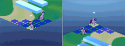 Size: 500x186 | Tagged: safe, artist:stoic5, twilight sparkle, g4, 3d, animated, female, gif, rpg, tactics rpg, wip