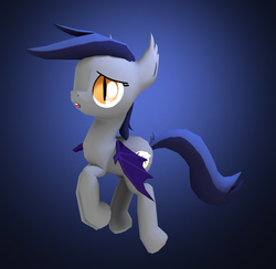 Size: 1105x1080 | Tagged: safe, artist:stoic5, oc, oc only, oc:echo, bat pony, pony, 3d, solo