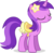 Size: 1280x1260 | Tagged: safe, artist:liggliluff, amethyst star, sparkler, pony, unicorn, g4, awwmethyst star, background pony, clothes, cute, eyes closed, female, flower, flower in hair, happy, mare, saddle, simple background, skirt, smiling, solo, transparent background, vector