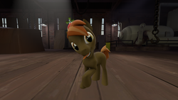 Size: 1920x1080 | Tagged: safe, artist:facade, button mash, earth pony, g4, 3d, colt, foal, grin, hat, looking at you, male, propeller hat, solo, source filmmaker, team fortress 2, tongue out