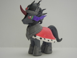 Size: 4000x3000 | Tagged: safe, artist:silverband7, king sombra, g4, brushable, customized toy, figure, toy