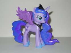 Size: 4000x3000 | Tagged: safe, artist:silverband7, princess luna, g4, brushable, customized toy, female, figure, solo, toy
