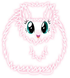 Size: 1230x1365 | Tagged: safe, artist:xelborrex, oc, oc only, oc:fluffle puff, neon, simple background, solo, transparent background, vector