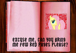 Size: 358x250 | Tagged: safe, artist:ilmassassin, fluttershy, g4, crossover, female, myst, solo