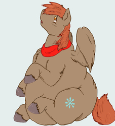 Size: 742x816 | Tagged: safe, artist:nightmareeclipse, oc, oc only, oc:winterheavy, oc:winterlight, pegasus, pony, belly, bhm, fat, male, morbidly obese, obese, stallion, weight gain