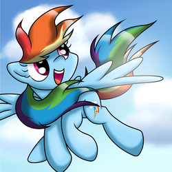 Size: 5000x5000 | Tagged: safe, artist:bristlespark, rainbow dash, g4, absurd resolution, female, solo