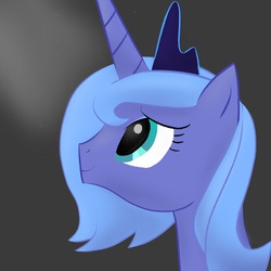 Size: 2048x2048 | Tagged: safe, artist:bratzoid, princess luna, g4, female, high res, s1 luna, solo