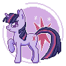 Size: 96x96 | Tagged: safe, artist:ef, artist:ef74, twilight sparkle, g4, female, pixel art, pixiv, simple background, solo, transparent background