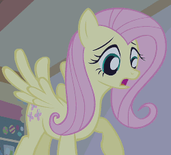 Size: 888x801 | Tagged: safe, screencap, fluttershy, bridle gossip, g4, season 1, animated, female, pawing the ground, shy, solo