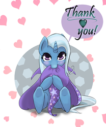 Size: 900x1080 | Tagged: safe, artist:novaquinmat, trixie, pony, unicorn, g4, blushing, cute, diabetes, diatrixes, female, heart, looking at you, mare, sitting, solo, underhoof