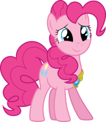 Size: 6000x6885 | Tagged: safe, artist:mactavish1996, pinkie pie, g4, princess twilight sparkle (episode), absurd resolution, cute, diapinkes, element of laughter, elements of harmony, female, happy, simple background, smiling, solo, transparent background, vector