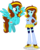 Size: 1024x1270 | Tagged: safe, artist:vector-brony, oc, oc only, oc:ilovekimpossiblealot, human, pegasus, pony, equestria girls, g4, equestria girls-ified, human ponidox, self ponidox, simple background, transparent background