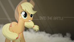 Size: 1920x1080 | Tagged: safe, artist:ahmedooy, artist:redpandapony, applejack, g4, female, solo, vector, wallpaper