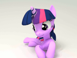Size: 900x675 | Tagged: safe, artist:tjeb, twilight sparkle, g4, 3d, animated, blender, canny mountain, cute, female, solo, twiabetes