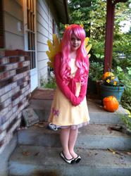 Size: 716x960 | Tagged: safe, artist:topherella, fluttershy, human, g4, cosplay, irl, irl human, photo, solo